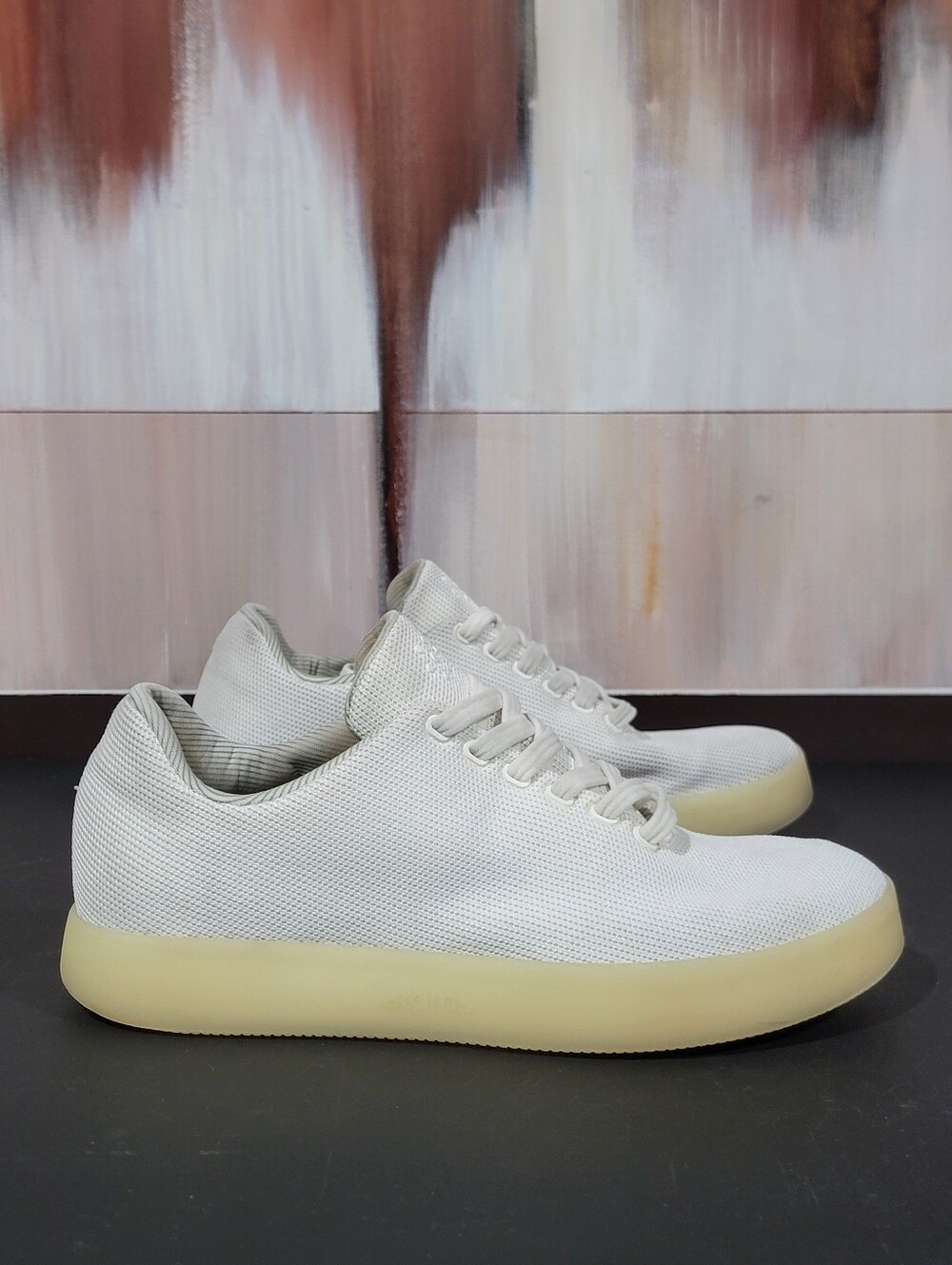 Atoms Mens Gray Athletic Shoes Model 001 Size 6.5 Unisex Women’s Size 8